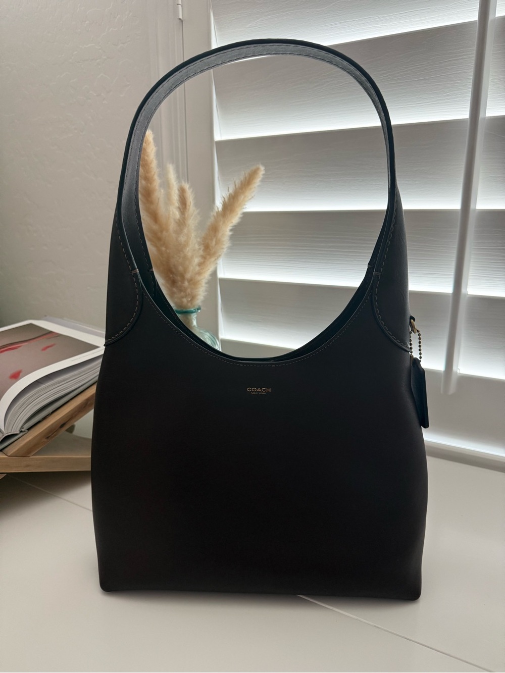 Coach Brown Brooklyn Shoulder Bag 28 - Picture 2 of 7